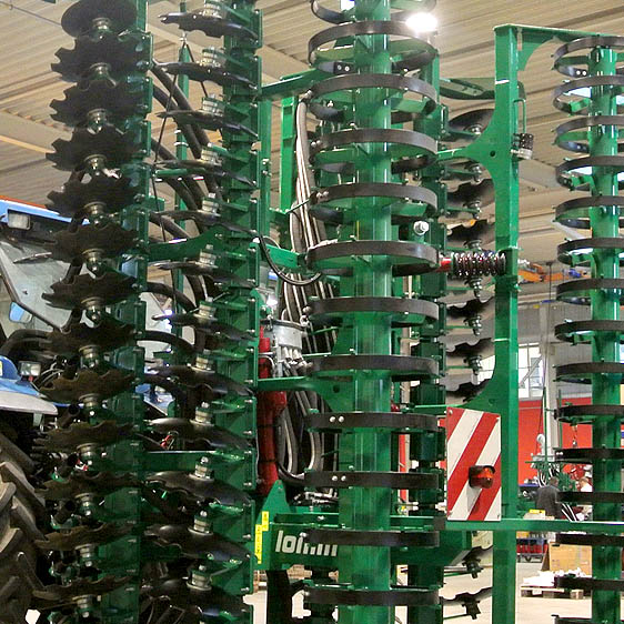 Maschinenbörse Lomma Sachsen Vorführmaschine Güllekurzscheibenegge mit Zwischenfruchtsägerät